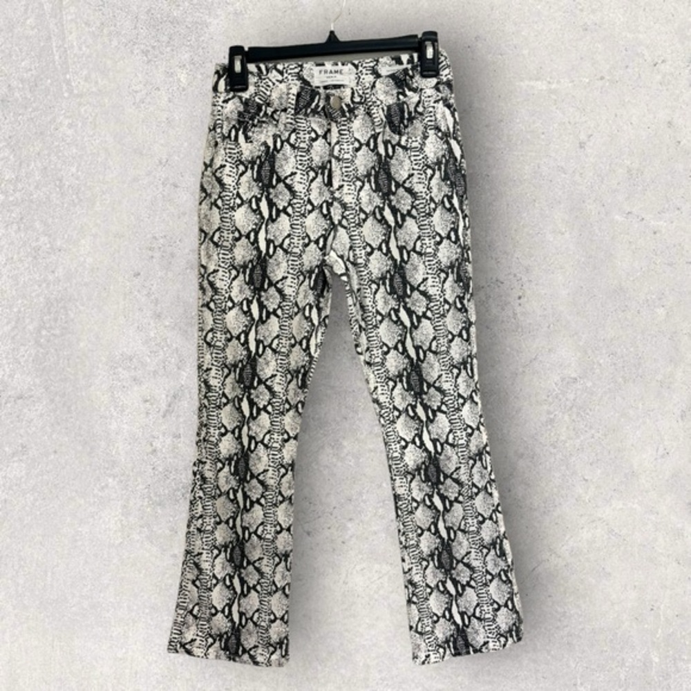 FRAME le crop mini boot jeans